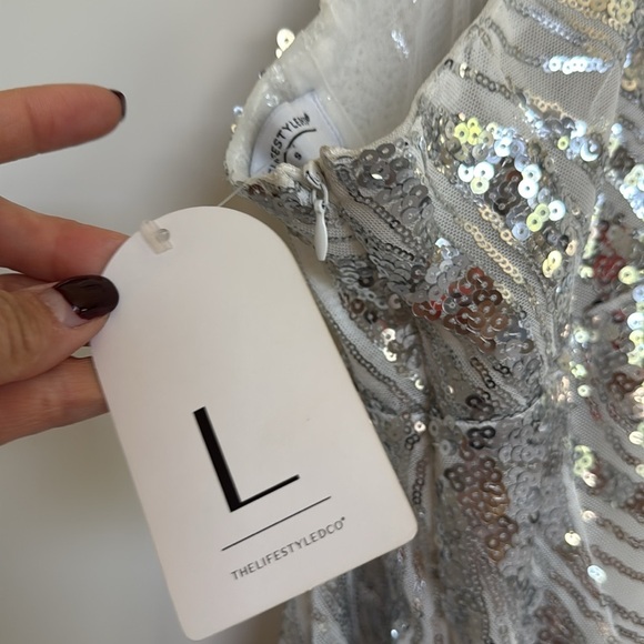 Sequin Halter Dress - Picture 14 of 14